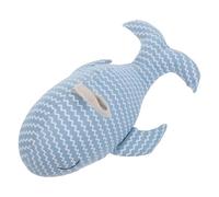 Operitacx Cute Fabric Door Stop Whale Shape Decorative Doorstop with Soft Fabric Construction and Sand Filling for Floor Protection for Dorms and ’s Rooms