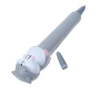 Operitacx Cute Sponge Gel Ink Pen with Effortless Flow and Cartoon Style, for School and Desk Use, Adorable Kawaii Animal Design for Students and Professionals