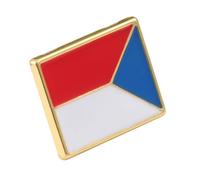 Operitacx Czech Republic National Flag Pin Badge Brooch with Sturdy Alloy Material and Creative Design, for Festival Or Birthday Decorations, Attractive Red White and Blue Colours