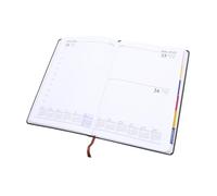 Operitacx Daily Planner Notepad Elegant Agenda Calendar Book for Professionals Comprehensive Yearly Schedule Thick for Smooth Writing Portable Academic Planner for Planning
