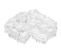 Operitacx Decorative Ice Cubes 20 Pcs 1 Inch Acrylic Fake Ice Rocks for Bar Display Wedding Centerpiece Vase Fillers Photo Props Home Use
