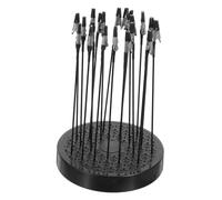 Operitacx Degree Rotation Paint Stand Base Holder with Firm Alligator Clip Gripping, Matte Texture Plastic Model Painting Station for Airbrush Hobby and Scale Figures