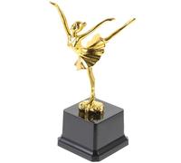 Operitacx Delicate Ballet Dance Trophy Award for Dance Competitions - Golden Plastic Competition Prize for Teens - Honor Decoration for Winners - School Prize & Motivational Souvenir Award