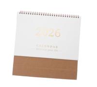 Operitacx Desk Calendar Elegant Standing Flip Monthly Planner with Coil Binding for Home Office and School Year Organization with Ample Space for Planning
