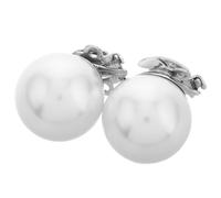 Operitacx Detachable Shoe Charms Clips Large Faux Pearl, White Zinc Alloy and Plastic Material, Fashion Versatile and Elegant Design for Bridal Wedding and Occasions