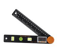 Operitacx Digital Angle Ruler Protractor with LCD Display Electronic Gauge Tool for Woodworking Construction and Technical Drawing Compact Design with Lockable Measurement