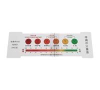 Operitacx Disposable Scale Ruler with Integrated Scoring, Plastic Visual Analog Scale for Orthopedic Evaluation, User-friendly Design for Clinic and Home Rehabilitation Use