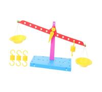 Operitacx DIY Balance Scale Stem Educational Science Experiment Kit for Physics Learning Tool Creative S Science Equipment Safe Plastic Material
