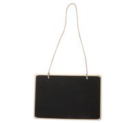 Operitacx DIY Hanging Chalkboard Memo Sign Board Mini Wooden Message Board for Home Decor Easy to Write Draw Lightweight Reusable for Parties Events