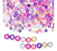 Operitacx DIY Solar Beads 1000pcs Uv Reactive Plastic Beads Changing Colors for Necklace Bracelet and Education