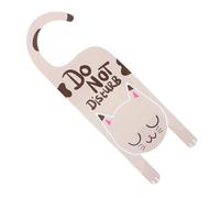 Operitacx Do Not Disturb Door Sign Hanging Pendant for Hotel Privacy Wear Resistant Door Hanger for Office Lounge Bar Club Use Practical Double Sided Privacy Reminder