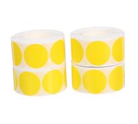 Operitacx Dot Circle 1000pcs Stickers Labels Round Yellow Paper Strong Adhesion and Resistant to Wear 1 Inch Self-Adhesive Coding Labels and for Classroom Decor Price Stickers