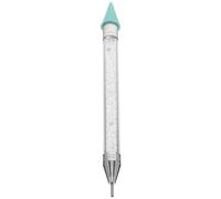 Operitacx Dotting Tool Rotary Dotting Pen Dual-ended Design Acrylic White Convenient User-friendly Picking Pen for Professional Nail Artists and Beginners Manicure Nail Art