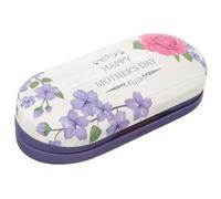 Operitacx Double Glasses Case Eyeglass Storage Box Plastic Double Layer Design Store Contacts and Eyeglasses at The Same Time Protect Glasses from Being Scratched for Travel and Daily Use