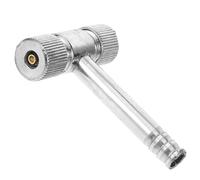 Operitacx Double Head Air Compressor Tire Inflator Chuck Quick Connect Carbon Steel Construction for Efficient Inflation, Easy-to-use Design Suitable for Motorcycle and Electric Bike Owners