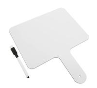 Operitacx Double Sided Handheld Dry Erase Paddles Handle, 2pcs Classroom Whiteboard Answer Boards for Quick Response and Interactive Learning