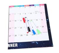 Operitacx Dry Erase Hanging Planner Double Sided Wall Calendar Large Reusable Monthly Organizer for Office Home Efficient Yearly Planning and Goal Setting