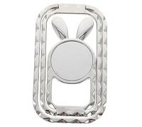 Operitacx Durable Aluminum Alloy Phone Back Clip Holder Foldable Stand with Stable Base Practical Smartphone Support for All Phones Tabletop Use