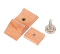 Operitacx Durable Hand Sanding Block for Wood and Leather Portable Precision Sandpaper Tool for Edge Polishing and Burnishing Versatile Wooden Polishing Pad for Detail Finishing and Auto