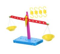 Operitacx Educational Lever Balance Scale for DIY Assemble Plaything for Preschool and Elementary Interactive Science Experiment to Develop Cognition and Measurement Skills