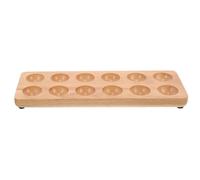 Operitacx Egg Holder Dual Row Egg Storage Tray with Break Mechanism for Kitchen and Refrigerator Elegant Design and Protection