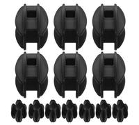 Operitacx Electric Fence Insulators Plastic Wire Insulators 20 Pcs High Compatibility with Exceptional Insulation Performance for Outdoor Use for Electric Fence Systems and Farm Fencing