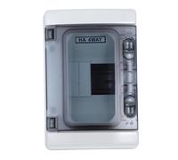 Operitacx Electrical Distribution Box with Window Durable Outdoor Indoor Power Distribution Enclosure for Circuit Breakers for Photovoltaic Systems and Industrial Use