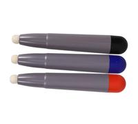 Operitacx Electronic Screen Stylus Pen Set for Whiteboard and Touch Screens, 3pcs Capacitive Touch Pens with Felt Tips in Red, Blue, and Black for Education and Office Use