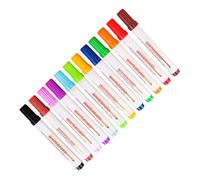 Operitacx Erasable Watercolor Pens 12 Pcs 14.2X1.6Cm Colorful Writing Tools with Smudge-Resistant Ink Handheld Whiteboard Dry Erase Pen for Office Use and Creative Needs