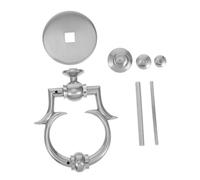 Operitacx European Style Door Knocker with Crisp Knock Sound Elegant Front Gate Handle for Single Door Durable Gate Accessory for Home Entrance and Office