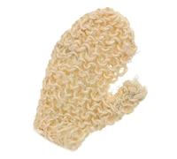 Operitacx Exfoliating Bath Glove Made from Natural Sisal Hemp, Gently Exfoliates Skin and Reusable, Beige Shower Mitten for Body Peeling and Daily Bathing