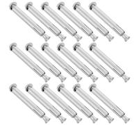 Operitacx Expansion Bolts and Antislip Serrations 20pcs Hex Design for Speed Bumps Heavy Duty Iron Screws Enhanced Grip and Versatile for Driveways and Parking Ramps on Asphalt Surfaces