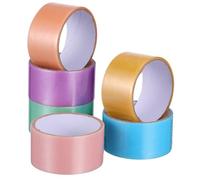 Operitacx Extra Wide Colorful Sticky Ball Tape 4.8cm Self-adhesive Tapes for Boys and Girls 6 Pack Diy Sensory Toys Bright for Parties and Crafts