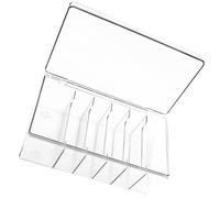 Operitacx Eyelash Tools Organizer Travel Organizer Large Capacity Acrylic Storage Case Multi-functional Design Easy to Clean Minimalist Fashionable Desktop and Travel Cosmetic Tools Box