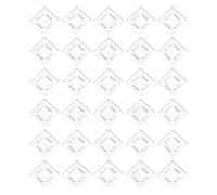 Operitacx Eyeshadow Use Trays Lipstick Sub Package 30pcs Aluminum and Storage to, Safe Silver Compact Containers Organising for Makeup for Travel and Everyday