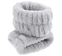 Operitacx Face Washing Wristbands Light in Weight 2pcs Made of Soft Flannel Cloth, round Shape Designed to Hold Hair and Prevent Water from Sliding into Arms, for Spa and Daily Skincare