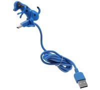 Operitacx Fast Charging Type C Cable with Playful Puppy Design Portable Smartphone Charger Cord Compatible with All Type C Devices Whimsical Dog Shaped Data Transmission Wire for Fun