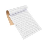 Operitacx Financial Ledger Notebook with Blank Grid Sheets for Business Record Keeping and Expense Tracking, Paper Accounting Book Featuring Sl esign for Home and School Financial