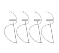 Operitacx Fire Alarm Button Hammer with Secure Grip for Fire Extinguisher Box 4pcs Compact and Portable for Emergency Scenarios