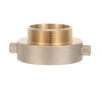 Operitacx Fire Hose Adapter to Hydrant, 2-1/2" x 2" NPT Fire Hydrant Connector with Pin Lug, Copper Hose Coupler for Garden Pipes, Water Equipment