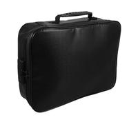 Operitacx Fireproof Document Bag with Lock Multi-Layer Plastic File Organizer Portable Storage Box with Handle for Passports Certificates Home Office Travel