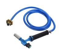 Operitacx Flame Home Gas Welding Torch with Double Safety Buckles Thickened Tip and Flame Gathering Net for High Efficiency Suitable for Construction and Chemical Industry Use