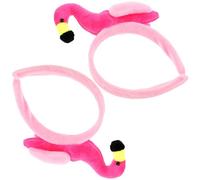 Operitacx Flamingo Party Headband Creative Hair Band for Boys and and Adults Suitable for Hawaiian Birthday and Cosplay Events