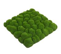 Operitacx Flocked Fake Moss Stone Artificial Moss Wall Decor 12.60 Inch Green High Simulation for Home Decoration and People Who Admire Nature