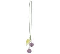 Operitacx Flower Keychain Pendant Purple Four Leaf Charm Cute Phone Lanyard Decoration for Accessories Bags and Bracelets for Friends and Lovers
