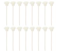 Operitacx Flower Rattan Sticks Aroma Oil Diffuser 30pcs PE and Rattan Material Regular Plump Shape Table Decoration for Home Fragrance and Aromatherapy