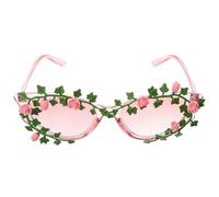 Operitacx Flower Sunglasses Retro Sunglasses Plastic Flower Shaped Eyewear Long-term Use Modern Sleek Style Unique Statement for Men Women Festival Party