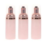 Operitacx Foaming Pump Bottles 3 Pcs 50Ml Empty Liquid Container Dispenser for Hand Soap and Shampoo with Rose Gold Pump for Skincare Application