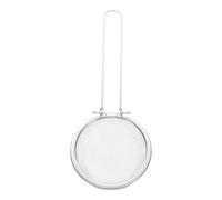 Operitacx Foldable Stainless Steel Oil Strainer Ladle with Fine Mesh, Versatile Kitchen Colander Spoon for Removing Excess Oil, Compact and Sturdy Kitchen Tool for Everyday Use