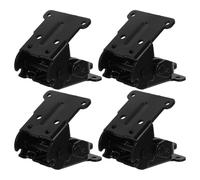 Operitacx Folding Legs Bracket Spring Loaded Action 4pcs Stainless Steel Heavy Duty with Self Locking Hinge, 90-180 Degree for Table Legs and Beds in Small Apartments
